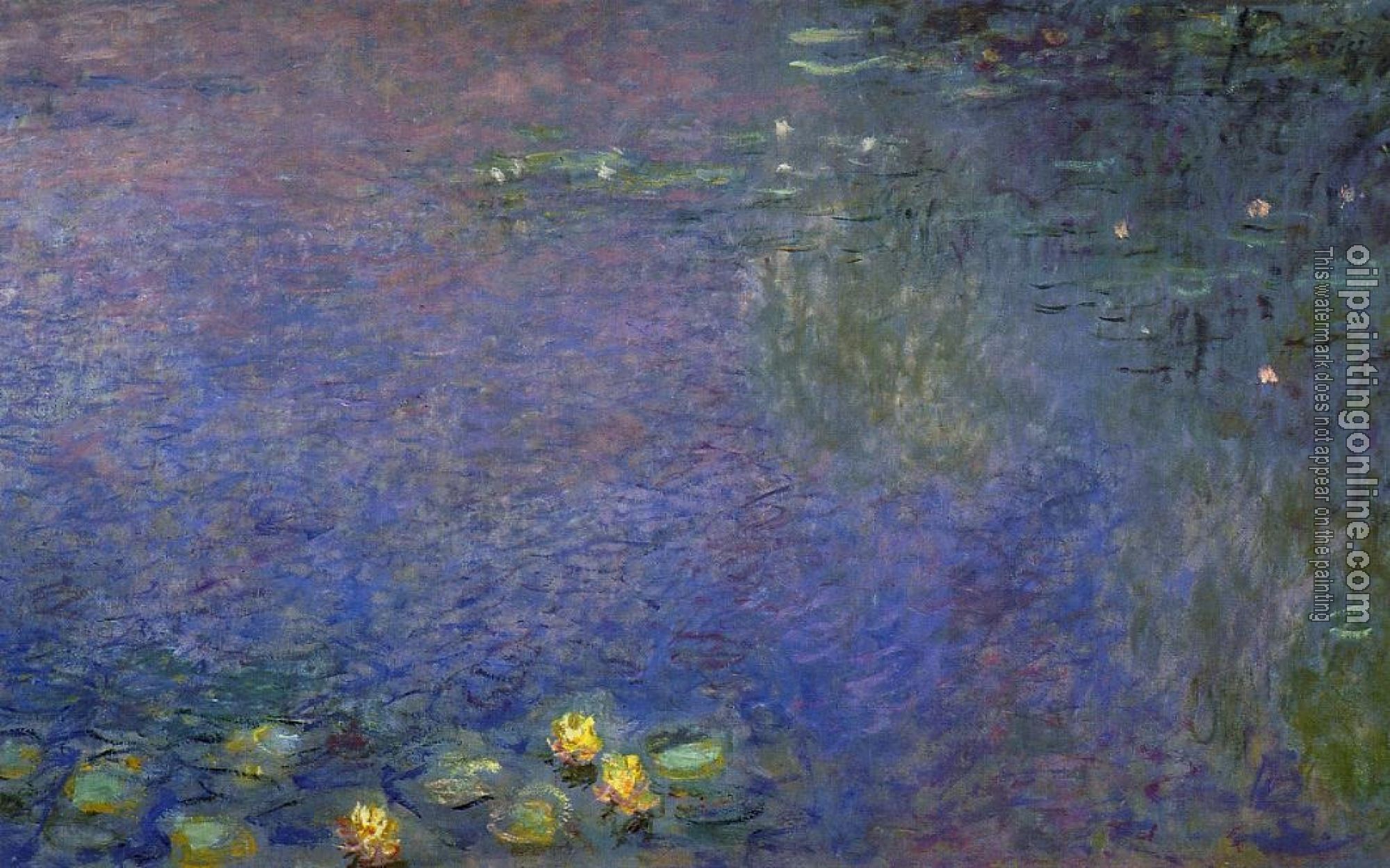 Monet, Claude Oscar - Morning-right-center detail